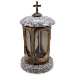 Grablaterne Bronze mit...